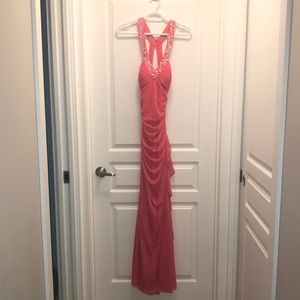 Laura Bare Back Long Elegant Dress